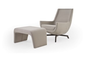 Imagem de Conjunto Poltrona e Puff Jeff, na Artefacto.