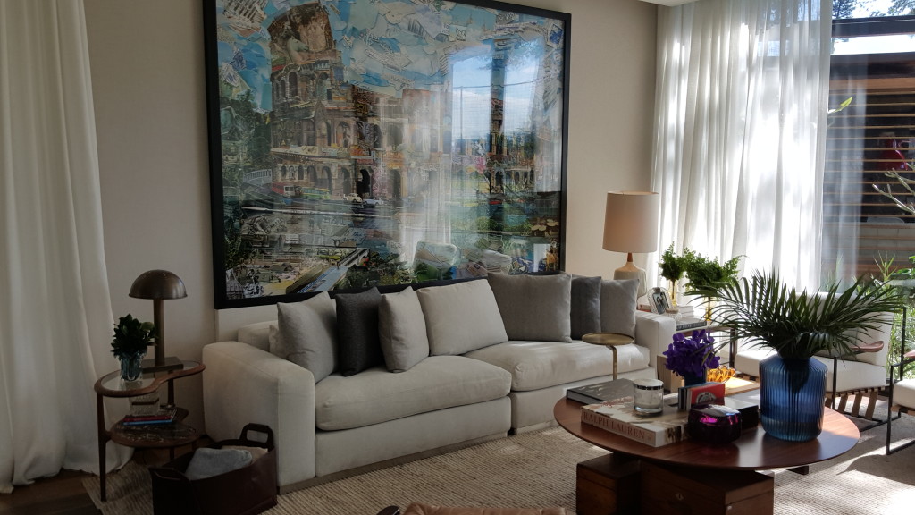 Imagem de sala de estar, projeto do arquiteto Dado Castelo Branco