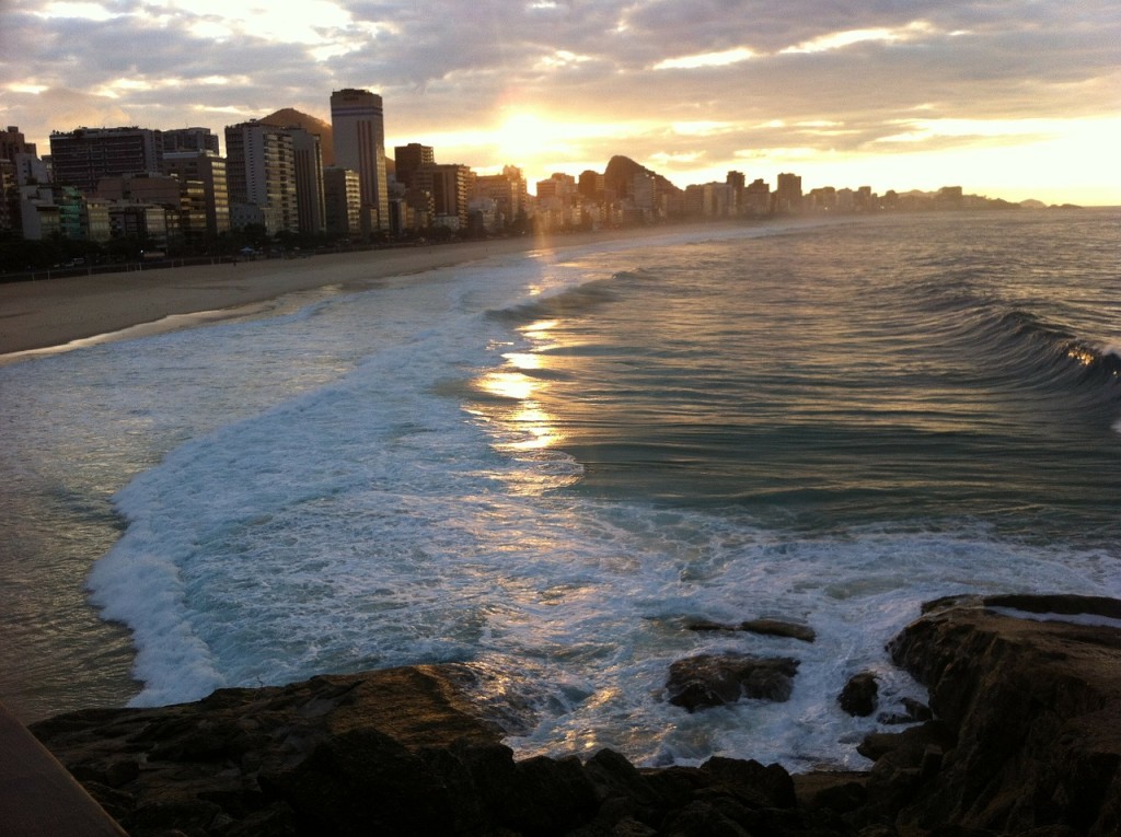 Praia de Copacabana, Rio de Janeiro.